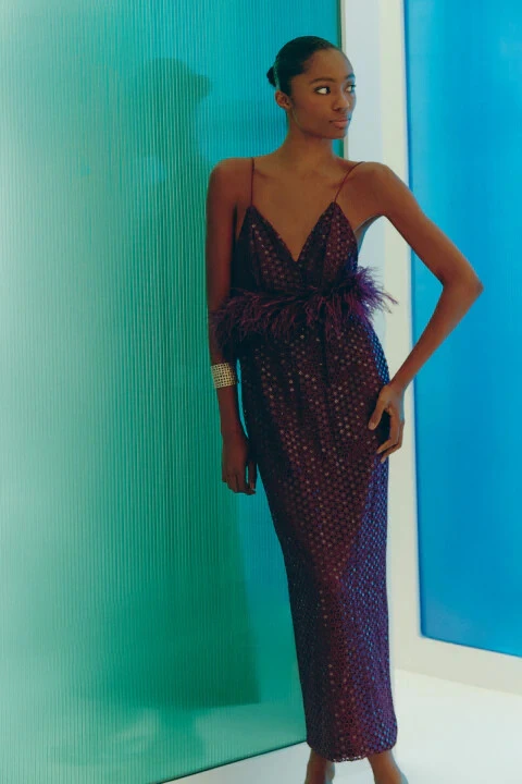 Foto Vestido Flora Violeta