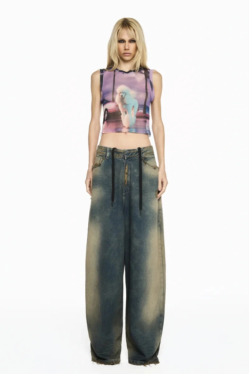Foto Blusa Sem Manga Tule Poodle