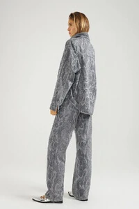 Camisa Jaqueta Snake Denim