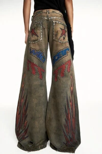 Calça jeans motocross