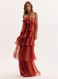 Vestido Bruna Longo em Camadas