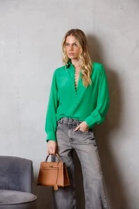 Camisa Megan Botões mr Seda