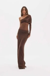 Conjunto Body Saia Tule Mariana