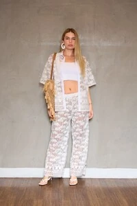 Camisa coqueiro renda botik