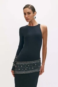 Vestido com aplicação Sidney