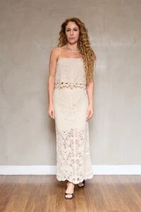 Blusa Top Guipir Botik