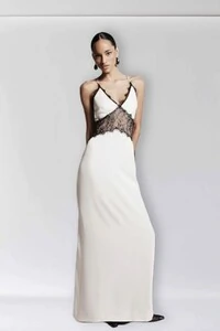 Vestido amina champagne
