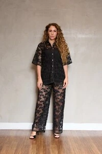 Camisa coqueiro renda botik