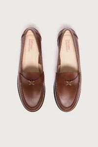 Loafer Metal X Forro De Couro