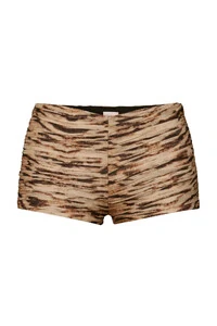 mini shorts drapeado georgete tigre