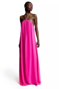 Vestido longo tira de amarrar
