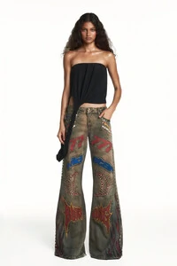 Calça jeans motocross