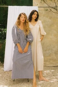 Vestido Bufante Olivia Listrado