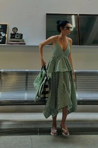 Vestido Ponta Veronica listrado