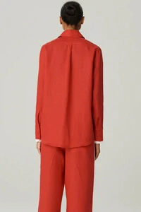 Camisa Linho Over Bicolor
