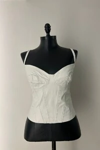 Top Corselet Couro