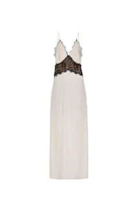 Vestido amina champagne
