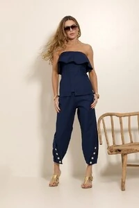 Calça Gabardine Botone
