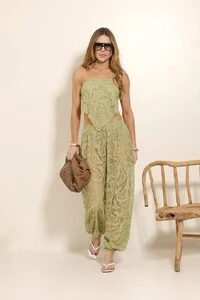 Calça aladim renda Botik