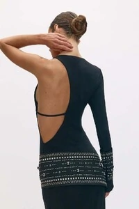 Vestido com aplicação Sidney