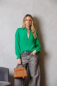 Camisa Megan Botões mr Seda