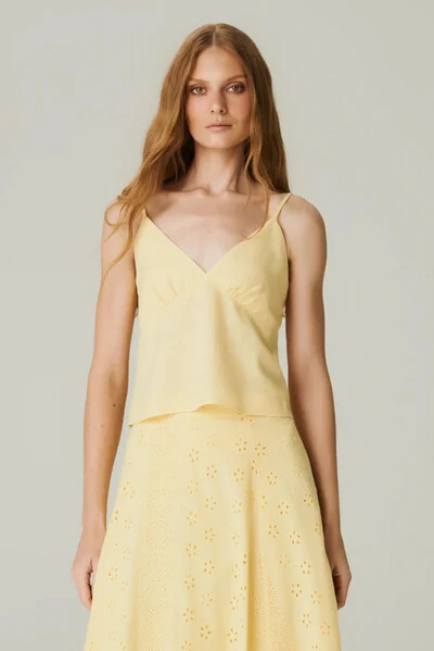 Foto Regata decote linho