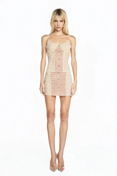 Foto Mini Saia Renda Florzinha E Tule