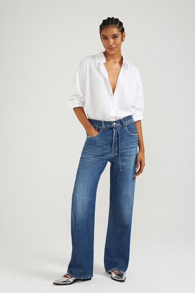 Foto Calça Loose Jeans