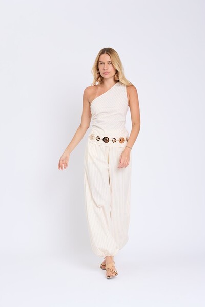 FotoCalça aladim tricoline listra Botik