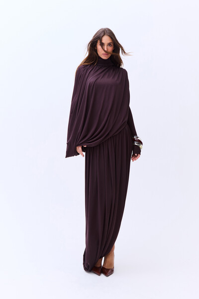 Foto Conjunto Blusa/saia E Capa Aline