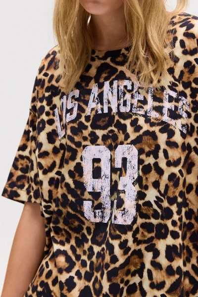 FotoCamiseta malha onça Los angeles estampado