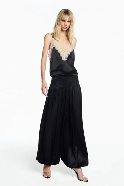 Foto Calça pala lastex cetim