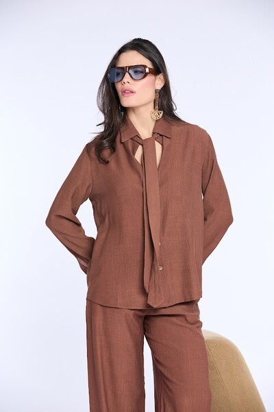 Foto Camisa Gravata Textura De Viscose Botik