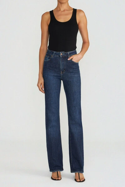 Foto Calça Bootleg Jeans