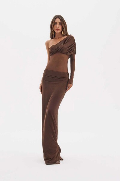 Foto Conjunto Body Saia Tule Mariana