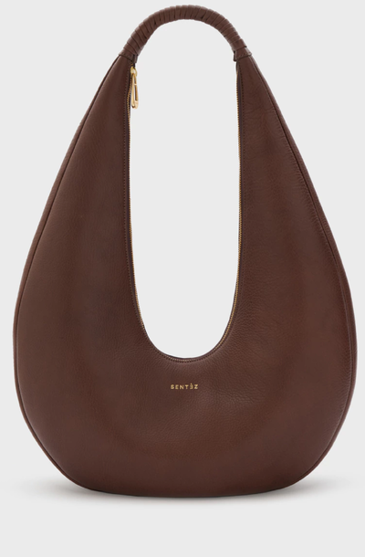 Foto Bolsa Mali Em Couro LegÍtimo Chocolate Uni