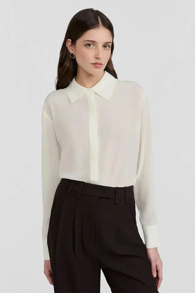 Foto Camisa Seda Lea