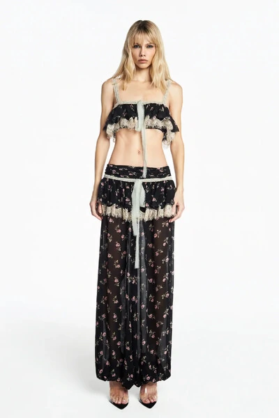 Foto Top Chiffon Floral