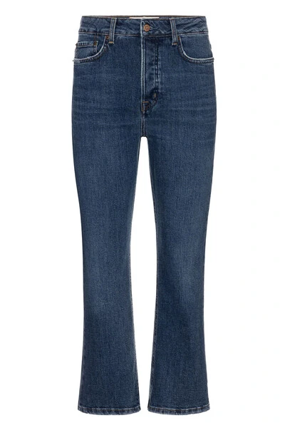 Foto Calça Cropped Zip Jeans