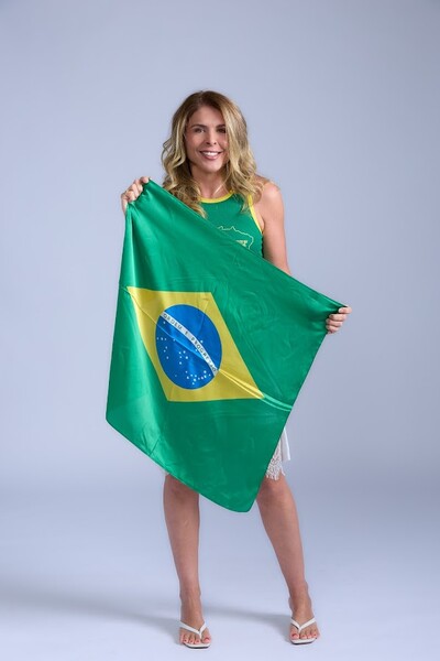 Foto Lenço Bandeira Brasil Botik Verde