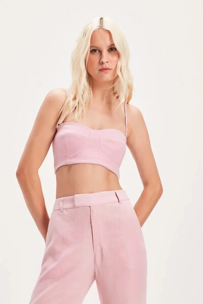 Foto Top Linho Lastex