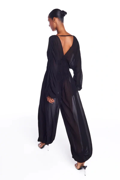 FotoMacacão drapeado lastex