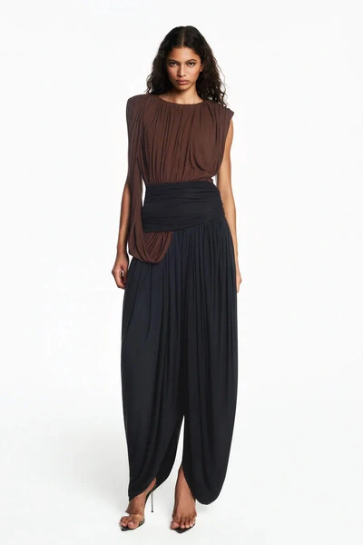 Foto Blusa pala e corpo drapeados