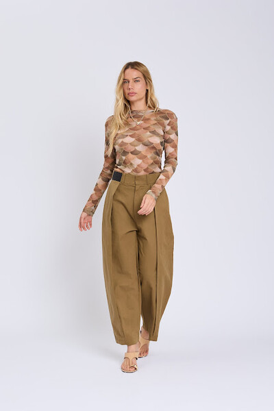 FotoBlusa segunda pele tule estampado