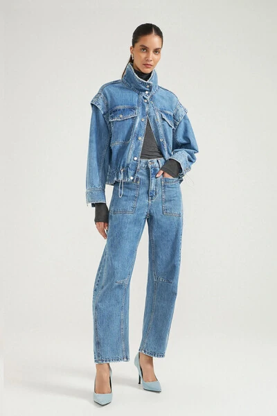 Foto Calça Curve Pocket Jeans