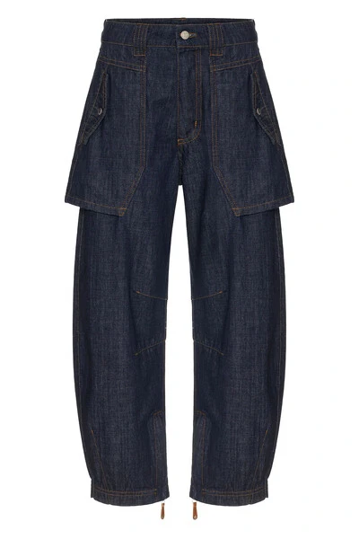 Foto Calça Curve Overlap Raw Denim