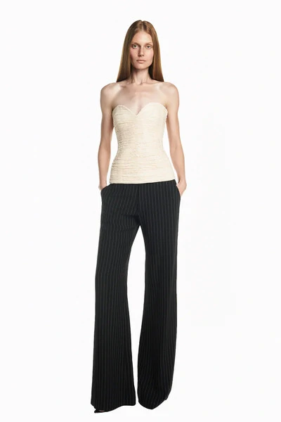 FotoCalça Alfaiataria A Fio Heavy risca de giz