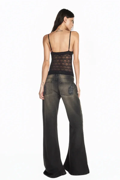 FotoCalça Jeans Flare Black Rasgos