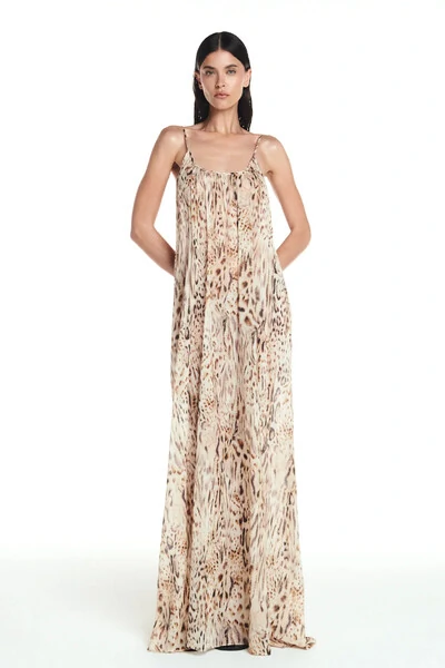 Foto Vestido Alça Amplo Longo