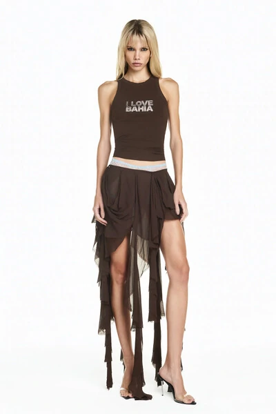 Foto Regata Viscolycra Bahia Marrom Pp